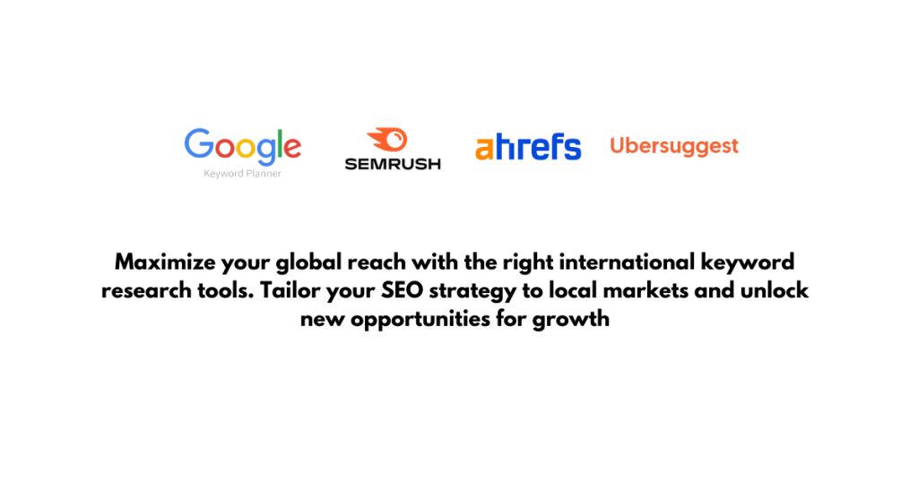 International keyword research tools