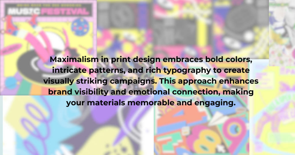 Maximalism in Print Design: Embracing Complexity and Richness 2 Maximalism in print design