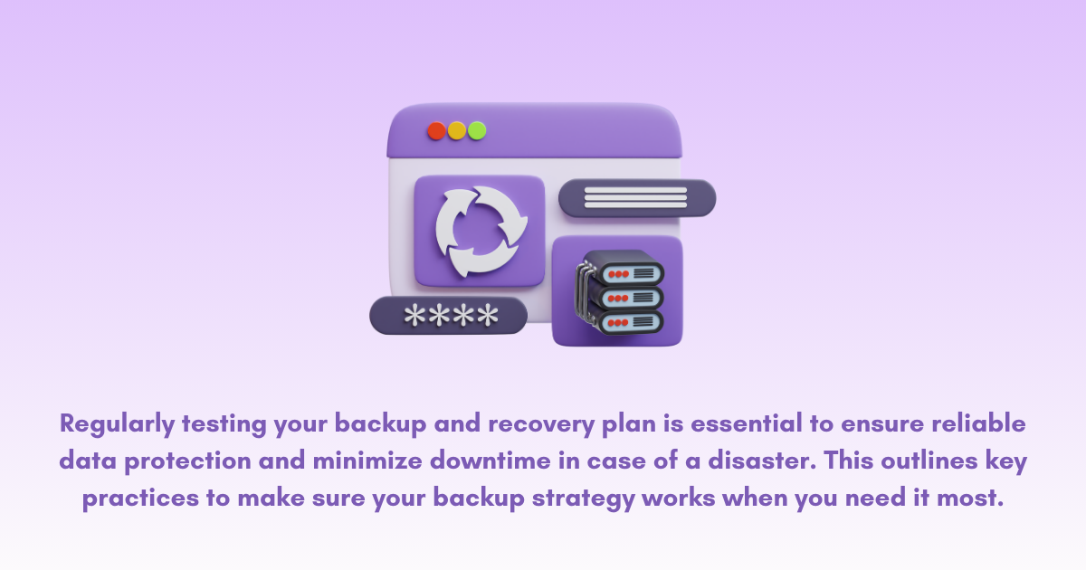 Backup and Recovery Plan