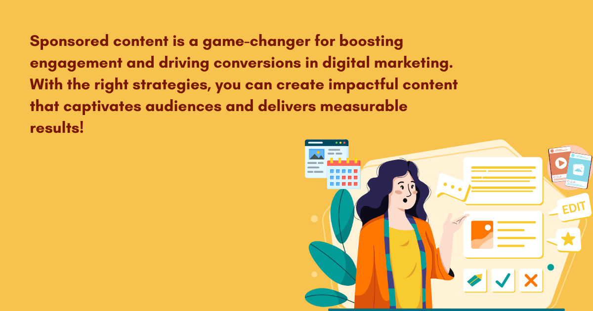 Creating Sponsored Content