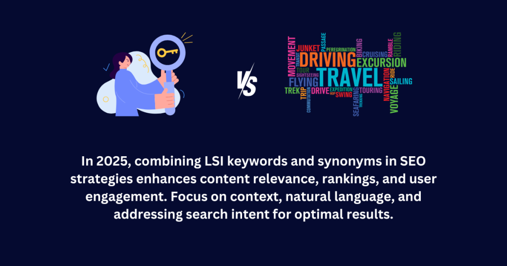 LSI keywords vs. synonyms
