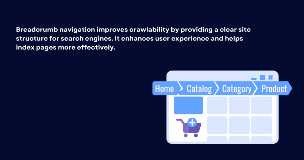 breadcrumb navigation
