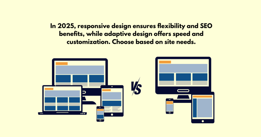 Adaptive and responsive web design
