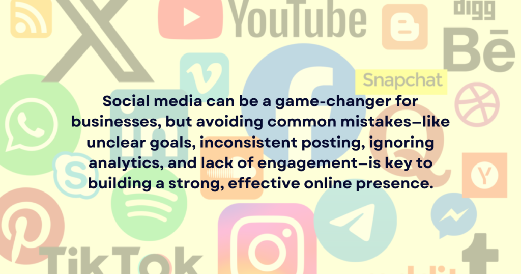 Social Media Strategy Mistakes Social Media Strategy Mistakes